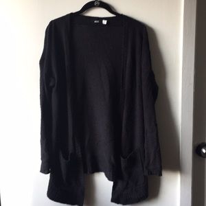 Knit black sweater